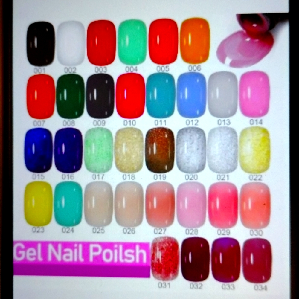 34 PCs UV gel polish